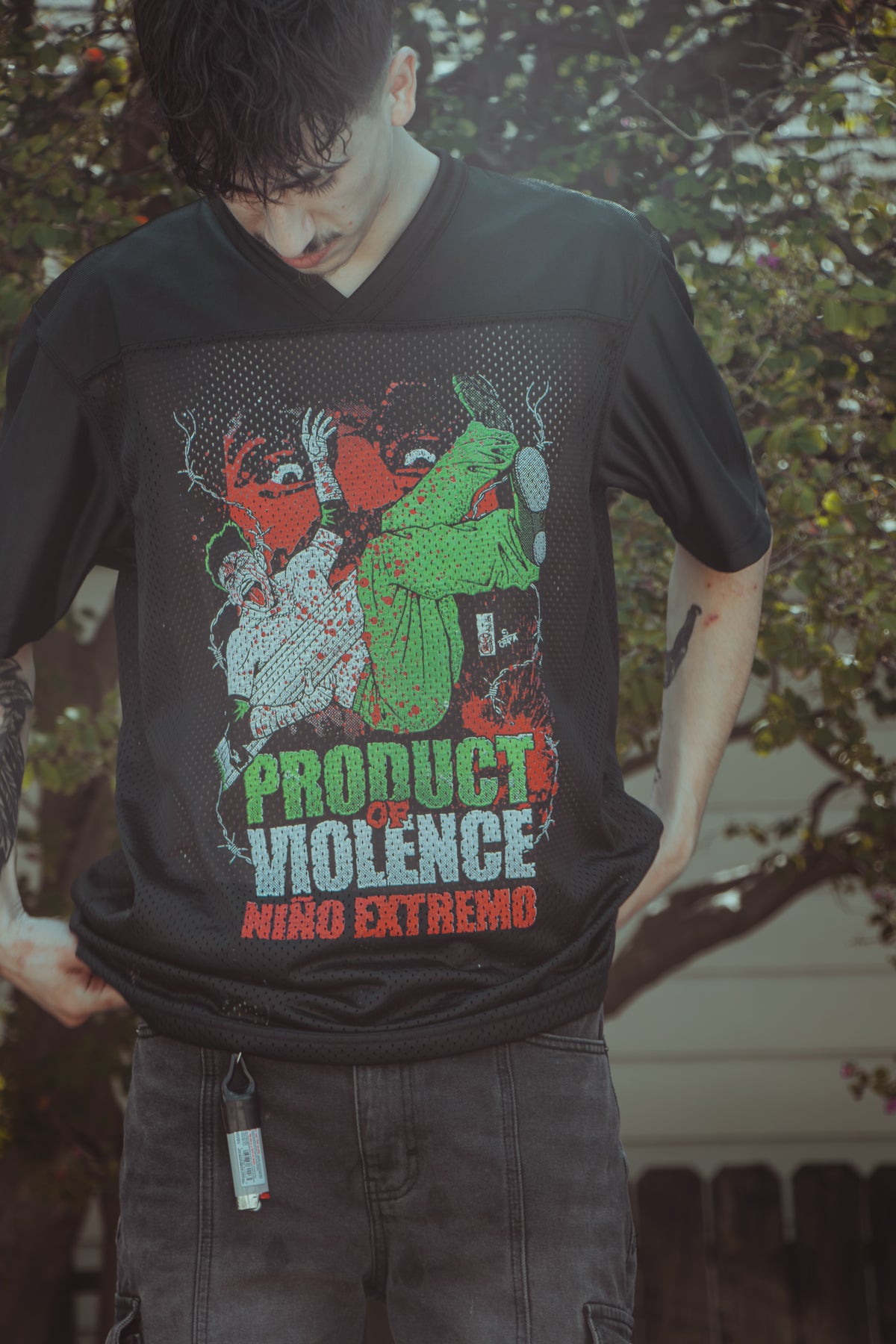Product of Violence Football Jersey